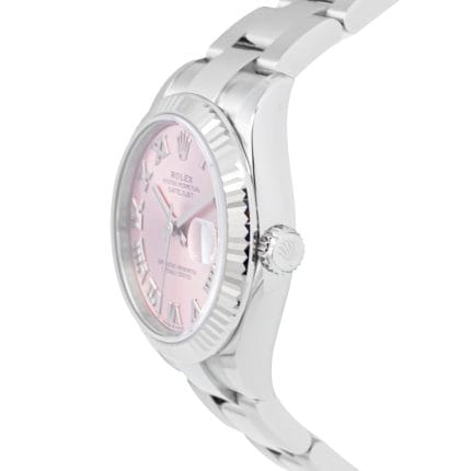 Datejust 31mm 278274 Stainless Steel White Gold Pink Dial