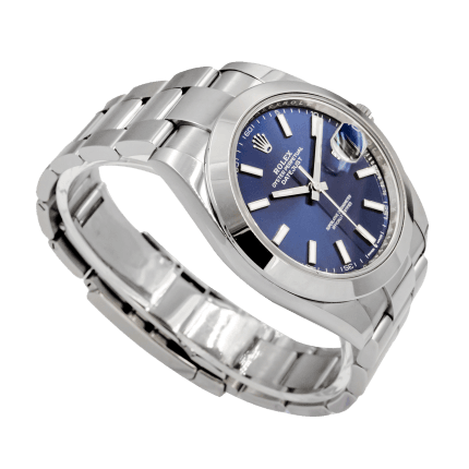 Datejust 41mm 126300 Blue Index Dial