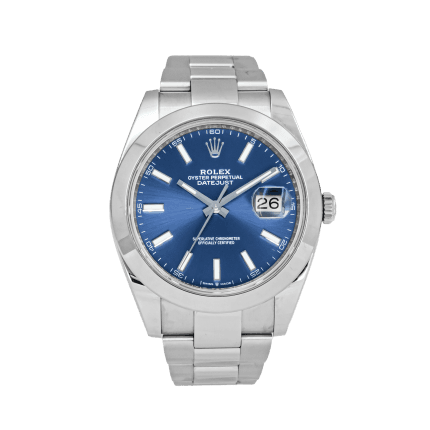 Datejust 41mm 126300 Blue Index Dial