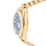 Rolex Datejust 31mm 68278 Yellow Gold President Aftermarket Diamond Blue Dial
