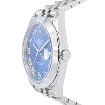Rolex Datejust 41mm 126300 Stainless Steel Blue Roman Dial