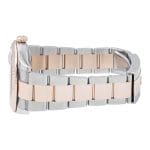 Rolex Datejust 41mm 126331 Stainless Steel Rose Gold Diamond Dial