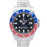 Rolex GMT-Master 40mm 1675 Pepsi Stainless Steel Vintage Black Dial
