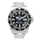 Rolex GMT Master II 40mm 116710LN Stainless Steel Ceramic Bezel Black Dial