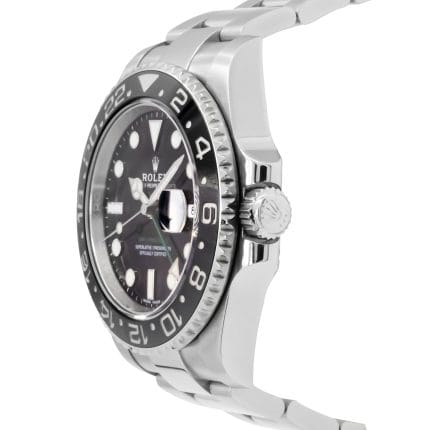 Rolex GMT Master II 40mm 116710LN Stainless Steel Ceramic Bezel Black Dial